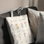 Bolsa tote lona con bolsillos reutilizable regalo navidad