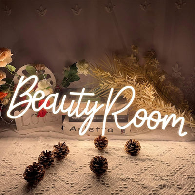 Letrero neón LED para salón de belleza barbería estudio