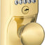 Cerradura puerta teclado Flex-Lock latón brillante FE595