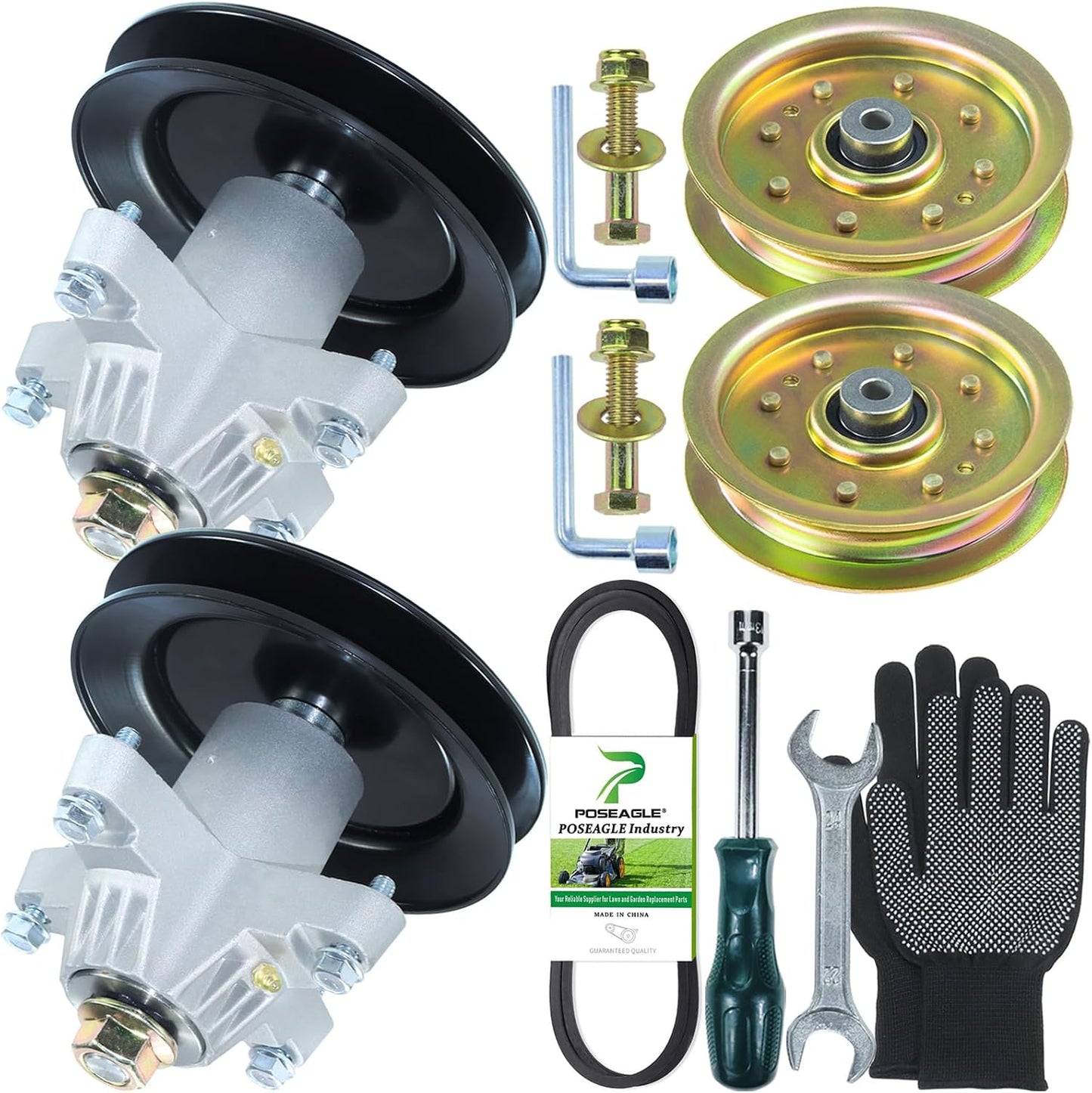 2 Kits Husillo Polea Correa