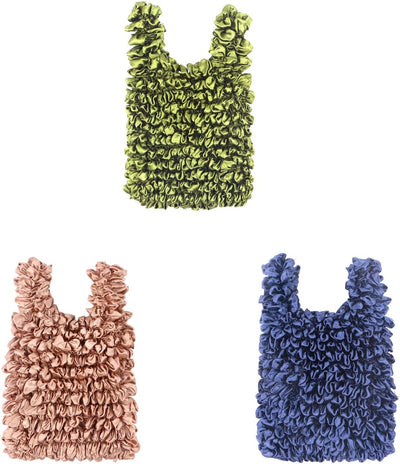 Bolsas elásticas plisadas reutilizables 3 Uds