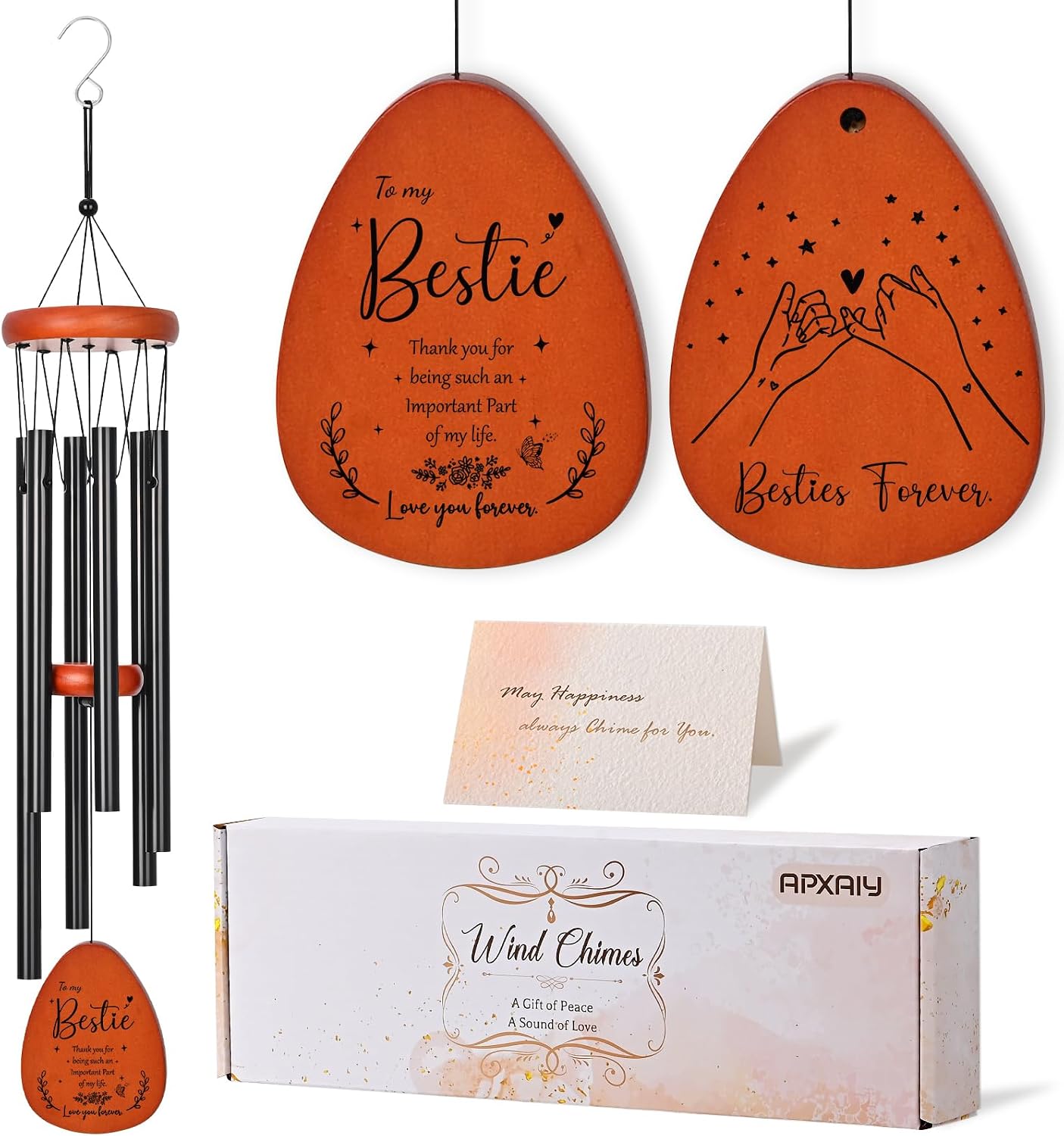 Regalo navidad bestie amiga campanillas viento decoración hogar