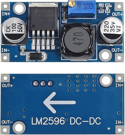 Pack 5 Convertidores LM2596 DC a DC 3-40V a 1-35V