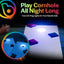 Luces anillo LED para tablero cornhole 48h batería
