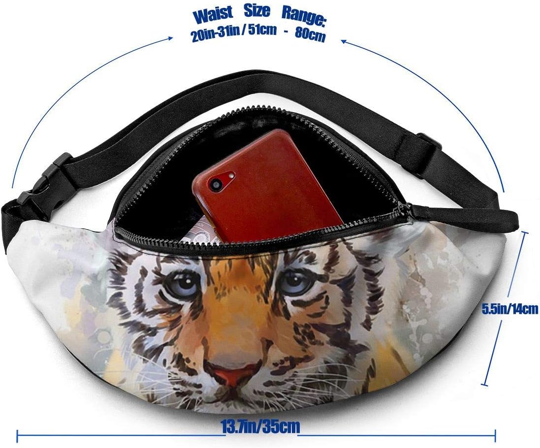Riñonera con agujero auriculares bolsillo ajustable