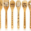 Set 6 cucharas madera grabadas para inauguración casa