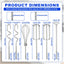 Set 6 accesorios batidora mano comp Ham