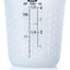 Taza medir silicón exprimir verter patrón Stay-Cool transparente
