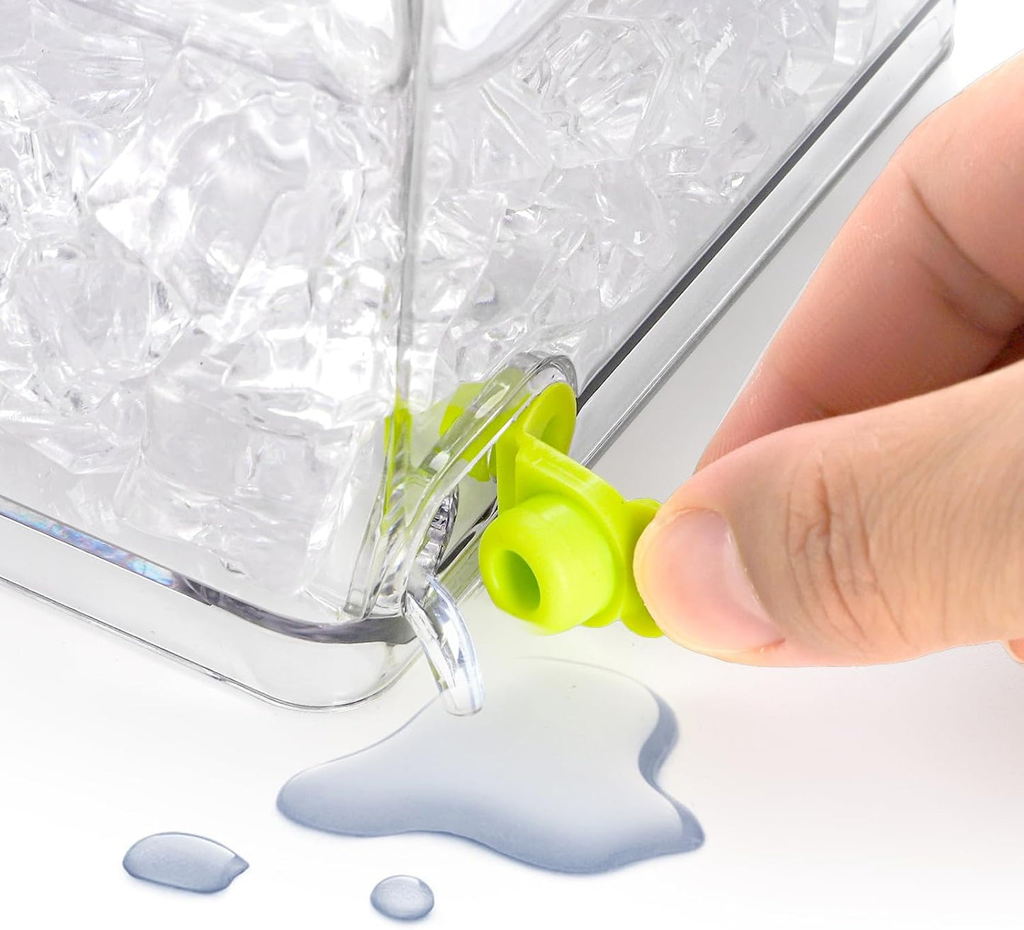 Servidor condimentos con hielo 4 compartimentos tapa