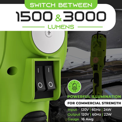 Luz trabajo LED COB 20ft 3000LM base magnética
