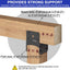 Conector anclaje poste acero inox soporte viga madera 4x4