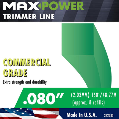 Recortadora grado comercial 0.080" x 160ft