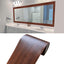 Papel tapiz PVC impermeable diseño madera negra 32.8ft