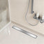 Drenaje ducha acero inox 304 cepillado 28" con patas