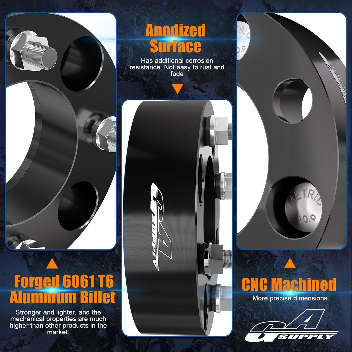 Espaciadores rueda ATV 1.5pulg comp CFMoto Yamaha pack 2