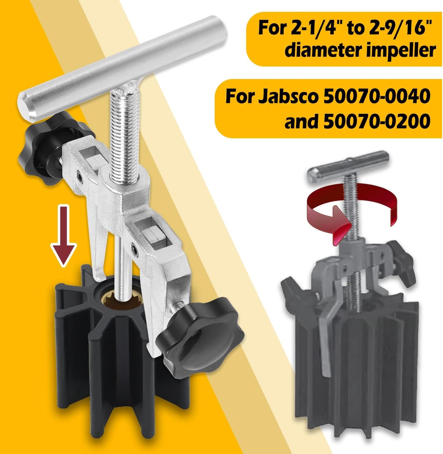 Extractor impulsor 2-1/4 a 2-9/16" comp Jabsco 50070