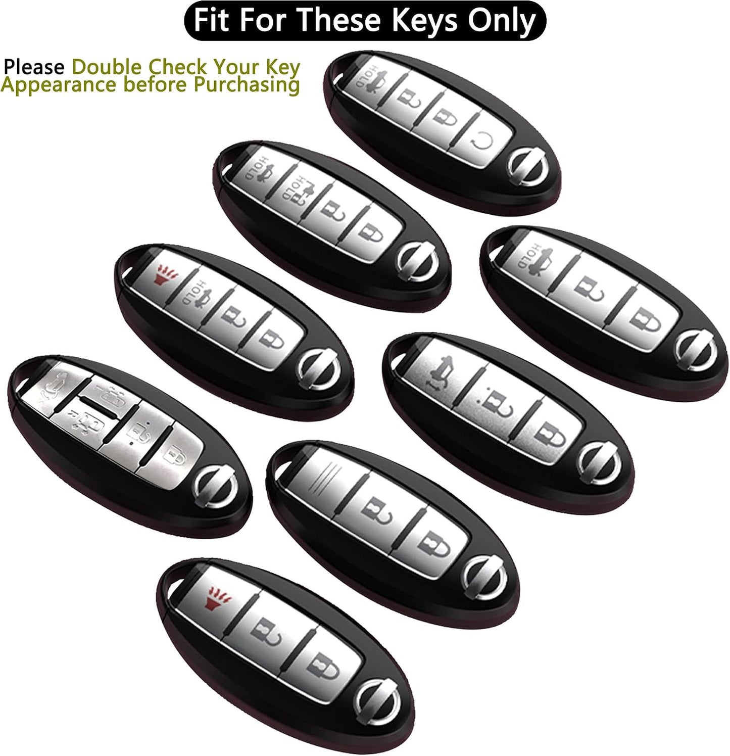 Funda TPU llave Nissan con proteccion 360 cuero