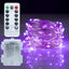 Cadena luces hadas 100 LED 33" con pilas control remoto