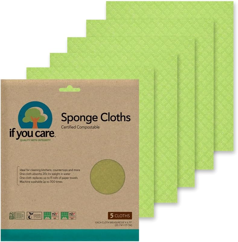 Paños esponja 100% naturales 5 Uds