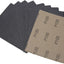 Hojas lija 100 grano 25 pzas 4.5x5.5 carburo silicio