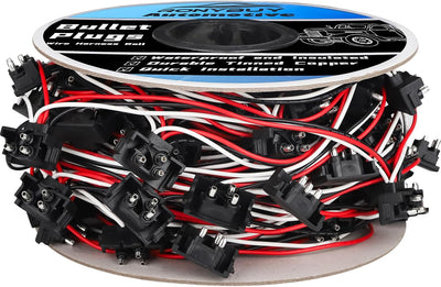 100 Conectores Cable 3 Puntas Calibre 18 para Camiones