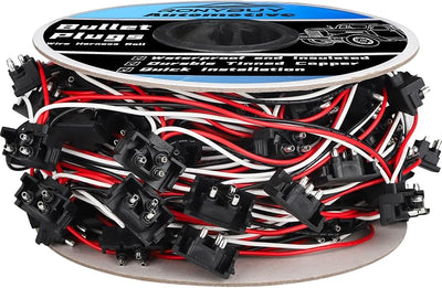 100 Conectores Cable 3 Puntas Calibre 18 para Camiones