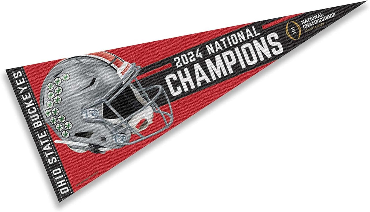 Banderín Buckeyes Ohio 2024 Campeones Nacionales