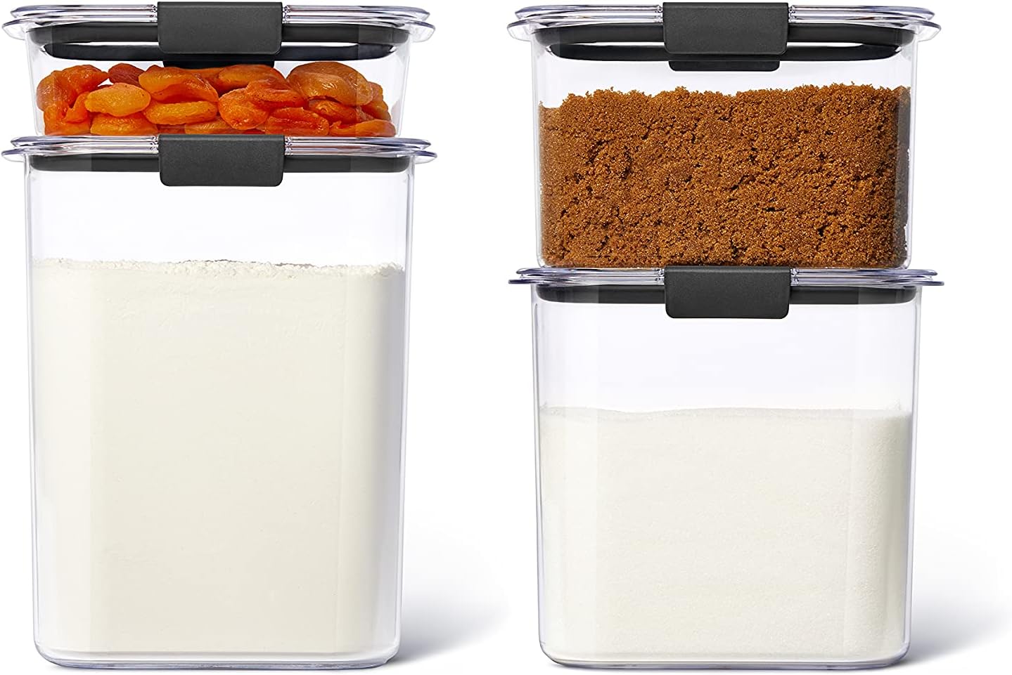 4 Set 8 Recipientes Alimentos Sin BPA Herméticos