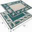 Tapete reversible 6x9ft plástico paja para exteriores RV