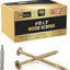 Tornillos cubierta #10x3pulg Star Drive resistente corrosión dorado