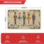 Felpudo Navidad acuarela 17x29" tapete intercambiable