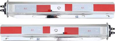Colgador guardabarros cinta conspicuidad 30" cromado