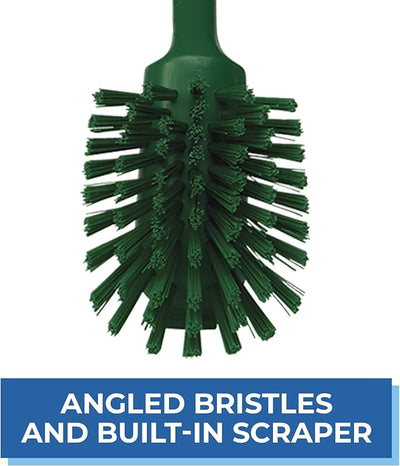 Cepillo plato raspar borde mediano 11 PP/PBT verde
