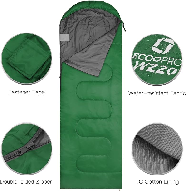 Saco dormir clima cálido impermeable 83" x30