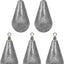 Pesas de pesca giratorias fundición 1/2-8oz agua salada