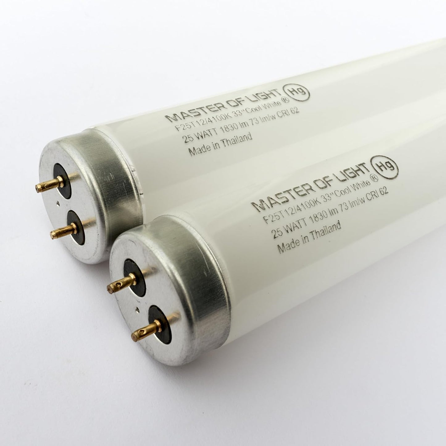Bombilla fluorescente T12 25W 33" 4200K blanco frío