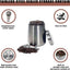 Recipiente café hermético con cuchara magnética 18oz