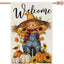 Bandera espantapájaros otoño 28x40" doble cara exterior