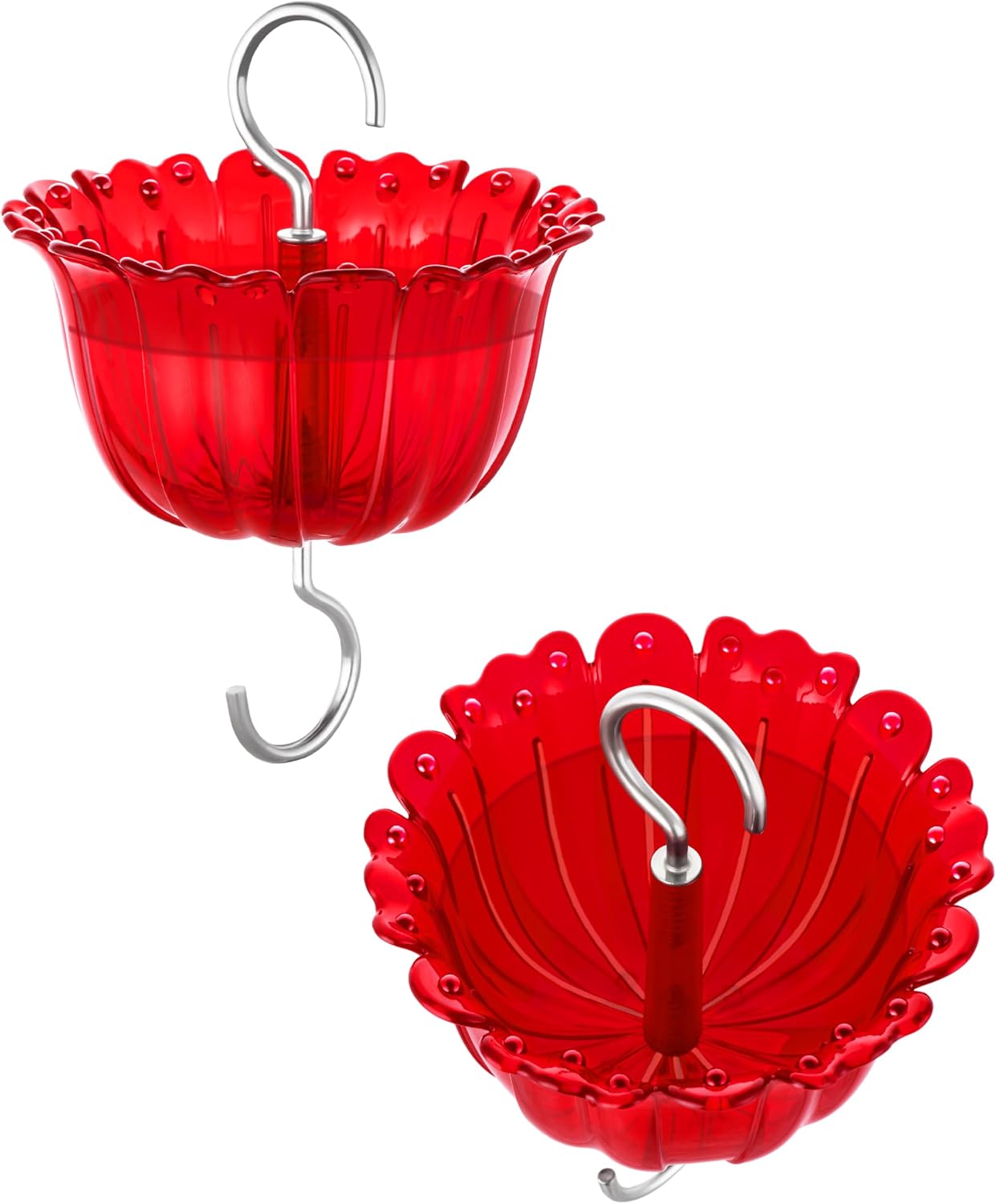 Foso hormigas para comederos colibríes rojo pack 2