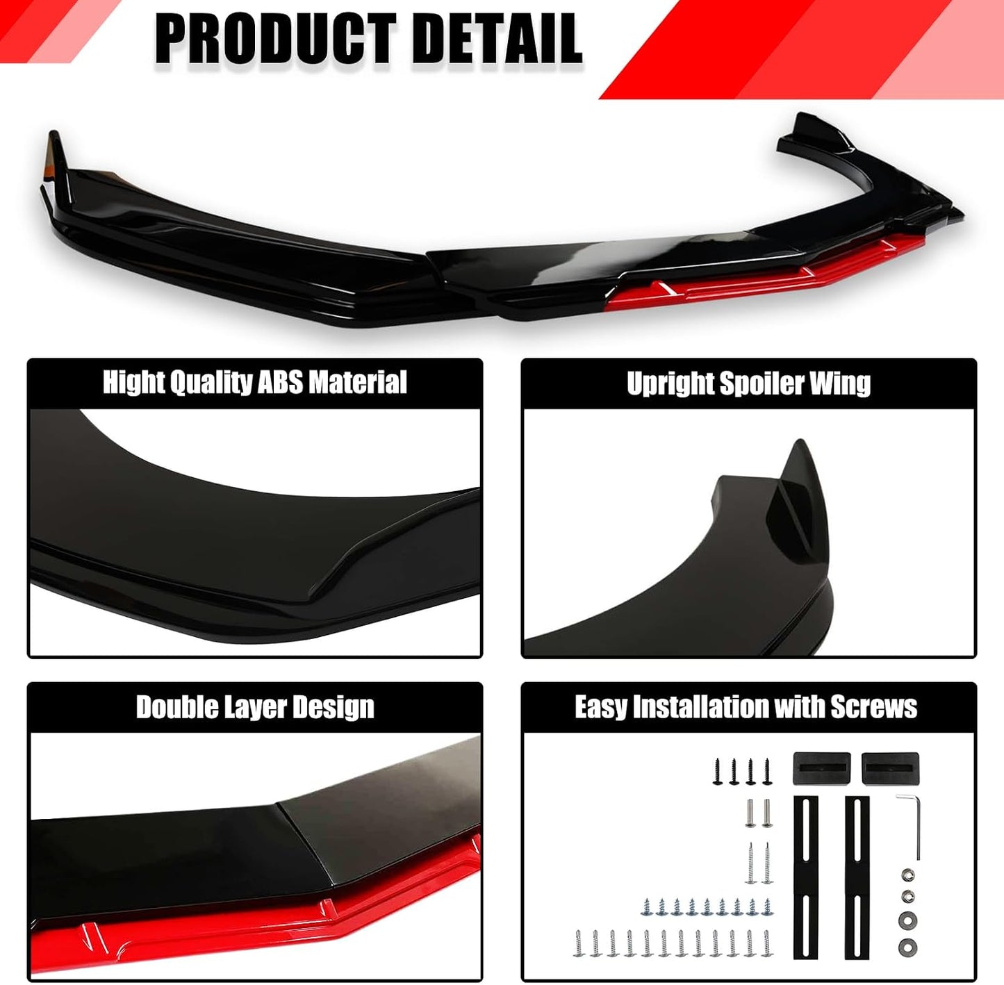 Set 4 Pzas Parachoques Delantero Comp Honda Civic
