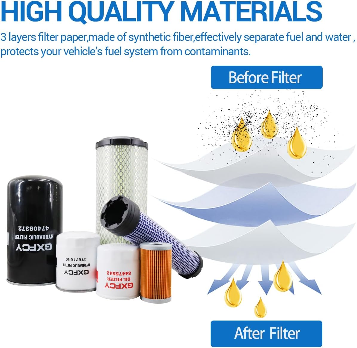Kit filtro comp tractores TC35A TC45D