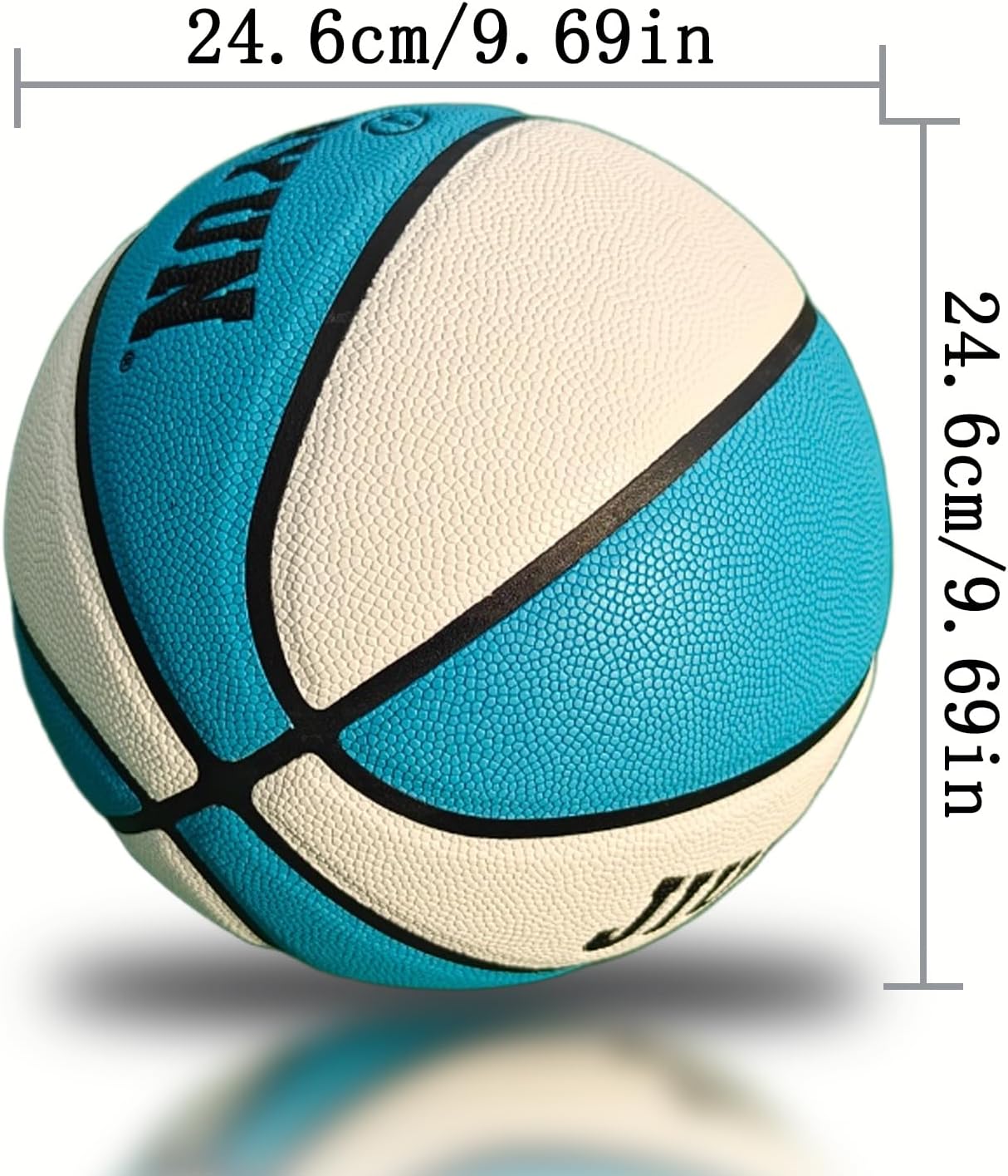 Baloncesto tamaño 7 cuero compuesto agarre antihumedad