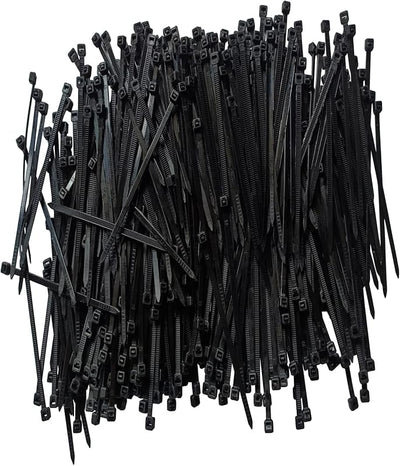 Bridas nailon 6pulg 1000pzas resistencia 18lb negro