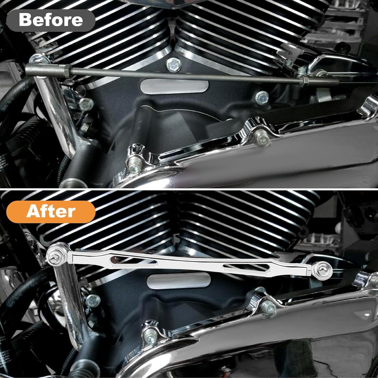 Varillaje cambio cromado comp Harley Davidson Touring Road King