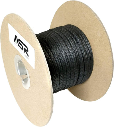 Cuerda supervivencia 600lb resistente color negro 25pies