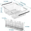 Escurridor platos acero inox 304 ajustable con soporte