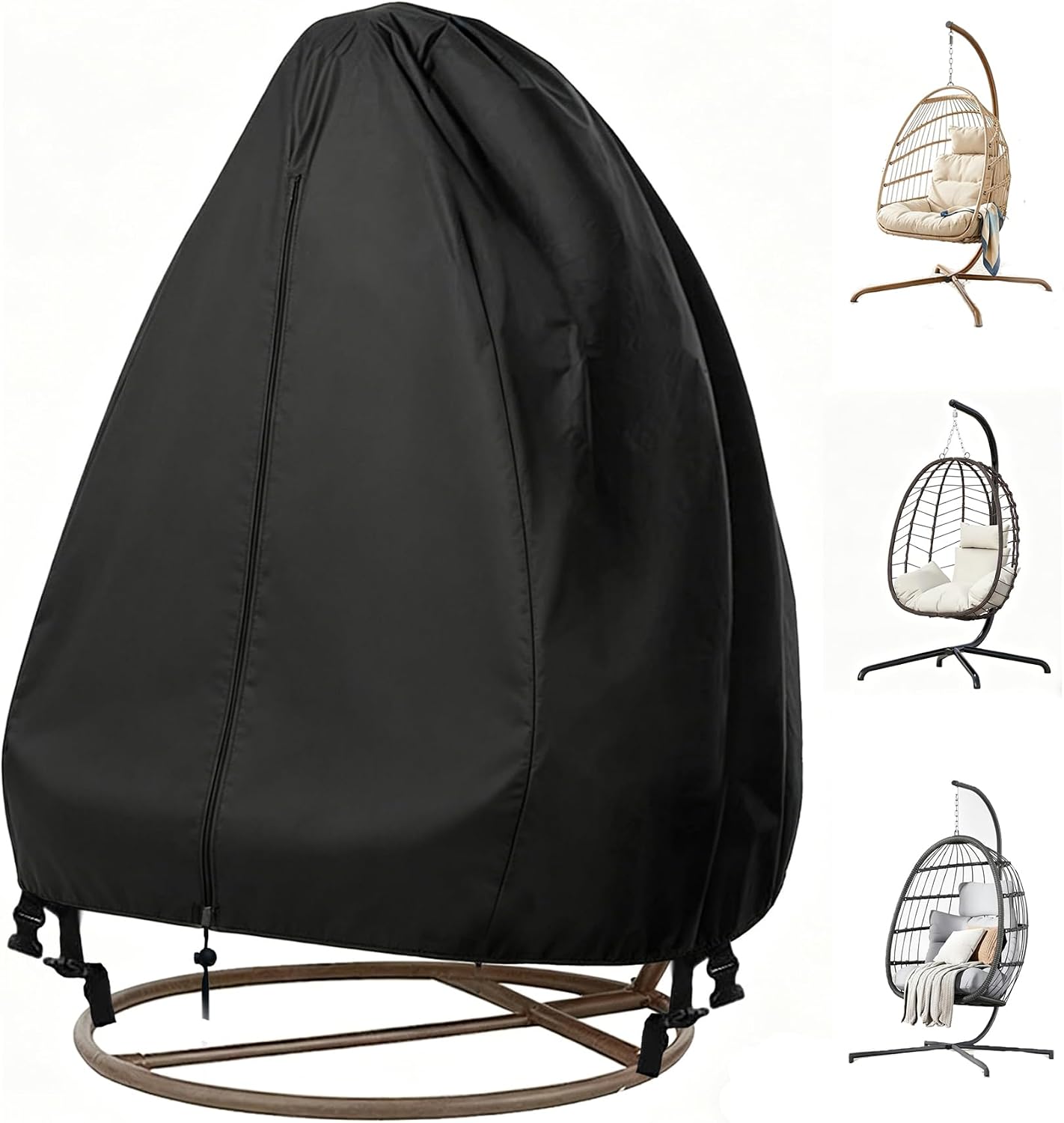 Fundas silla colgante mimbre duradera impermeable