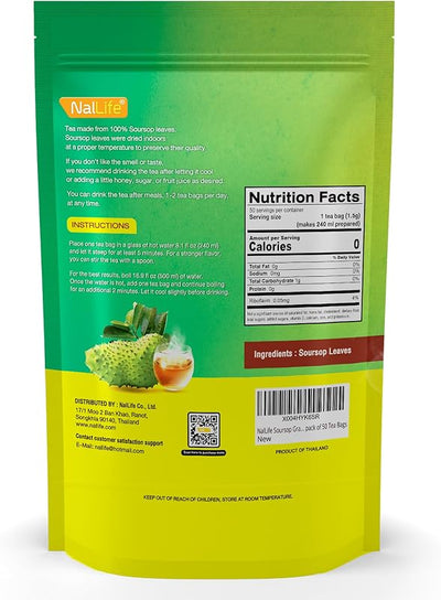 Té de Guanábana Orgánico 50 Bolsas para Infusión