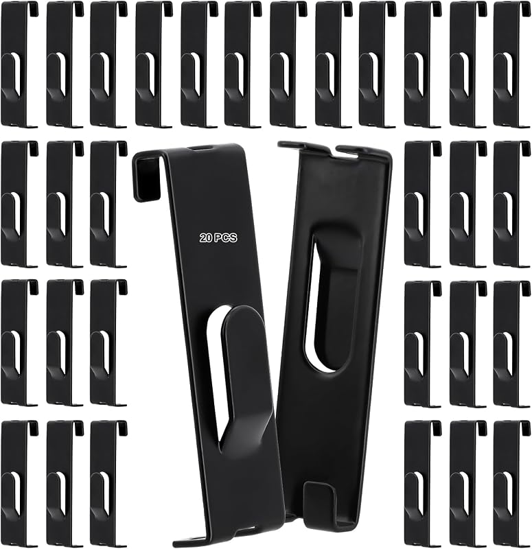 20 Pzas Ganchos Rejilla para Pared Accesorios Gridwall
