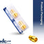 Conector adaptador manguera púas latón 1pulg 2uds